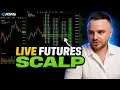 Live Futures Trading NQ ES GOLD OIL ATAS Order Flow