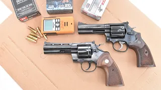 Colt Python Vs S W Model 586 357 Magnums