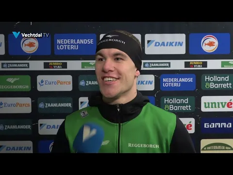Stefan Westenbroek na het NK sprint