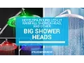 HotelSpa 9 Large Round or Square Rainfall Shower Head