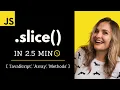 JavaScript Slice in 2 5 min