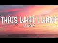 Lil Nas X - THATS WHAT I WANT (Lyrics)