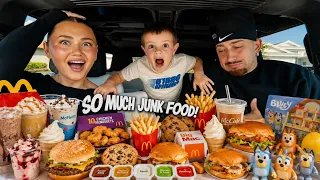 LETTING A 3 YEAR OLD DECIDE WHAT WE EAT FOR 24 HOURS!!