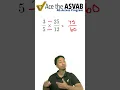 ASVAB Mental Math in a Flash Fraction Multiplication No Calculator