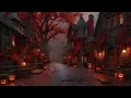 Gothic Halloween Night at Pumpkin Village🎃Classical Piano & Cello | Dark Academia for Warm Autumn