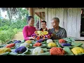 Download Lagu How to Make Traditional Multi-Colored Rice at the Farm With Family - Traditional Meal