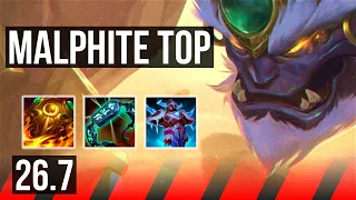 MALPHITE vs SETT TOP Good KDA 10 EUW Master 26 7