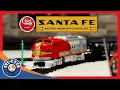 Santa Fe Flyer Freight Battery Operated O Gauge Set