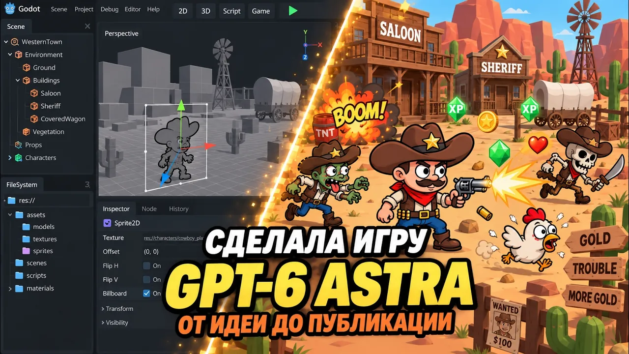 Игра с GPT-6 Astra за 24 часа - от идеи до публикации!: video thumbnail
