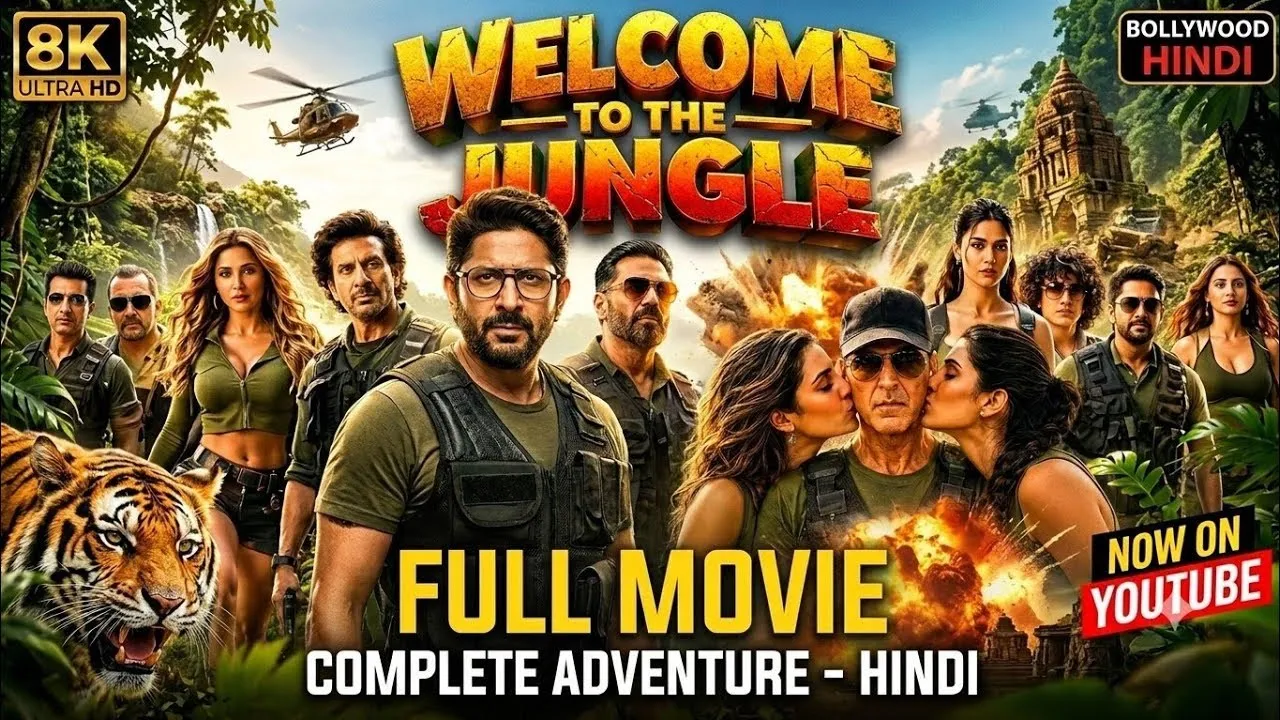 🎬 WELCOME TO THE JUNGLE Movie Hindi 2026❤️🔥#akshaykumar #sanjaydutt #bollywood #action #comedymovies