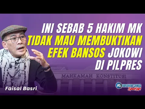 Download MP3 Ini Sebab 5 Hakim MK Tidak Mau Membuktikan Efek Bansos Jokowi di Pilpres | #SPEAKUP