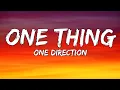 One Direction - One Thing (Lyrics)