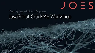JavaScript Malware-Grade Obfuscation Workshop Shlomit Chkool