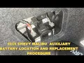 2015 Chevy malibu auxiliary battery replacement w P305F
