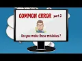 COMMON ERROR 3 Multiple-Choice Test for ESL Students - How Many Can You Get Right Tutor Nick P
