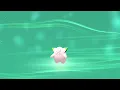 Shiny Clefairy evolves into Clefable