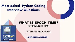 Python DateTime What Is Epoch Time Unix Timestamp