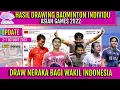 NERAKA! INILAH HASIL DRAWING PERORANGAN BADMINTON ASIAN GAMES 2022
