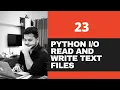 How To Read and Write Text File In Python-Python Tutorials For Beginners