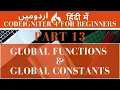 Part 13 Codeigniter 4 Tutorial Series in Global Functions and Global Constants