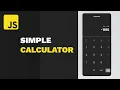 Make Simplest Calculator using HTML CSS and JS Simple JavaScript Projects Goose