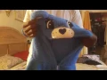 Men s Care Bear Grumpy Bear Hooded Union Suit
