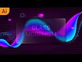 Create This Glass Effect in Illustrator Easy Glassmorphism Tutorial