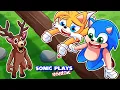 Download Lagu 🦔 EVADE CREEPY DEER IN SCARY FOREST with TAILS! | Sonic Plays Roblox 99 Nights In Forest
