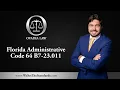 5 Florida Administrative Code 64 B7-23 011 Misconduct and Negligence in Massage Therapy