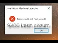 Tlauncher java dll hatasi kesin cozum