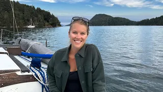 Quiet Day in the Life Off-Grid | Boat Life Engine Maintenance | Signs of Fall