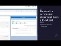 Generate a server-side document from a FlexCard EP-43
