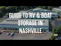 Guide to RV Boat Storage in Nashville