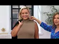 Susan Graver Modern Essentials Liquid Knit Mock Neck Top on QVC