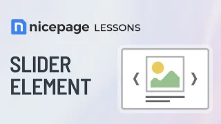 How to use the Slider Element in Nicepage