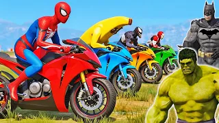 SPIDER-MAN GTA 5 EPIC RAMP CHALLENGE! - IR GAMES