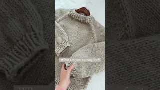 Knit This Sweater With Me Knitting Knittingpattern Howtoknit 