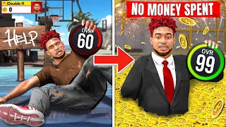 Going from 60 OVR to 99 OVR in 1 No Money Spent No My Career
