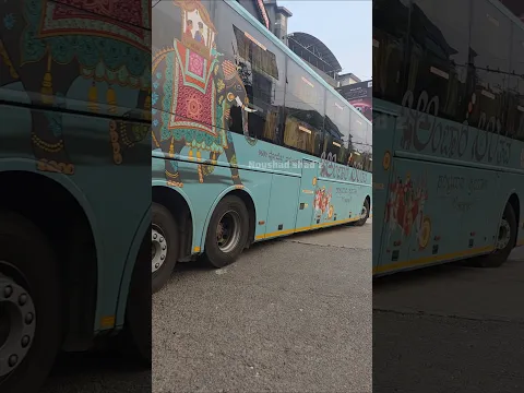 KSRTC AMBARI utsav mass entry and amazing turning 😍 Bangalore to mangalore VOLVO 9600 Multi sleeper🔥
