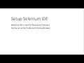 2 How to Set up Selenium IDE on Firefox and Chrome Browser
