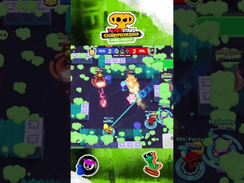 Sans came up clutch with this 1v2, helping KDS Esports secure their LCQ spot 👏 #bsc26 #brawlstars
