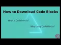 C Programming Part 3 How to download and install Code blocks C programming complete tutorial