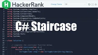 C HackerRank - Staircase
