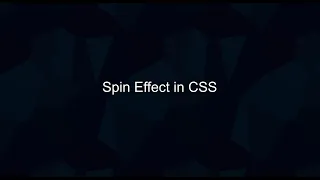 CSS Spinning Animation Tutorial Create Loading Spinner Effects