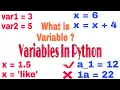 What Is Variables Variables In Python Rule For Variable Name Hindi