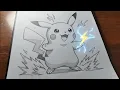 How to Draw Pikachu with a Lightning Bolt Easy Step-by-Step Drawing