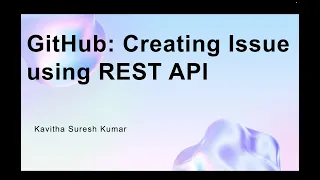 GitHub Creating Issue using REST API