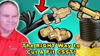 How To Cut Install CSST Gas Pipe Fittings