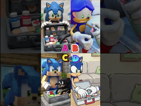 Sonic Who's Your Best? 💙💛 💚❤️ #sonic