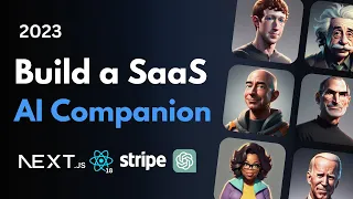 Build a SaaS AI Companion With Next 13 React Stripe Prisma MySQL Tailwind Tutorial 2023
